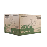 PAPER YOGHURT SPOONS - WHITE
