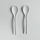 PAPER YOGHURT SPOONS - MINI - WHITE
