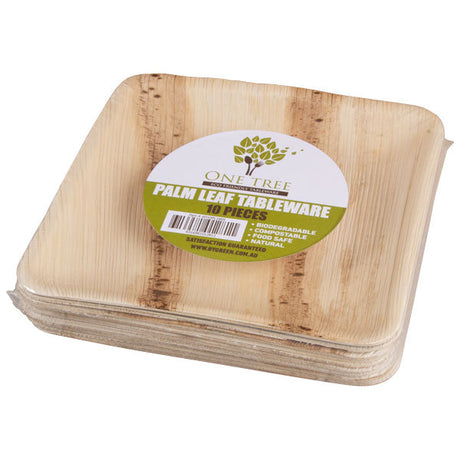 ONE TREE - PALM LEAF - PLATES - 180MM SQUARE