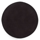 WOBBLY BOOT BARWARE - DRINK COASTER - BLACK ROUND