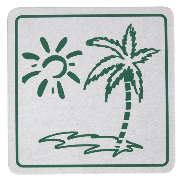 WOBBLY BOOT BARWARE - DRINK COASTER - TROPICOOL