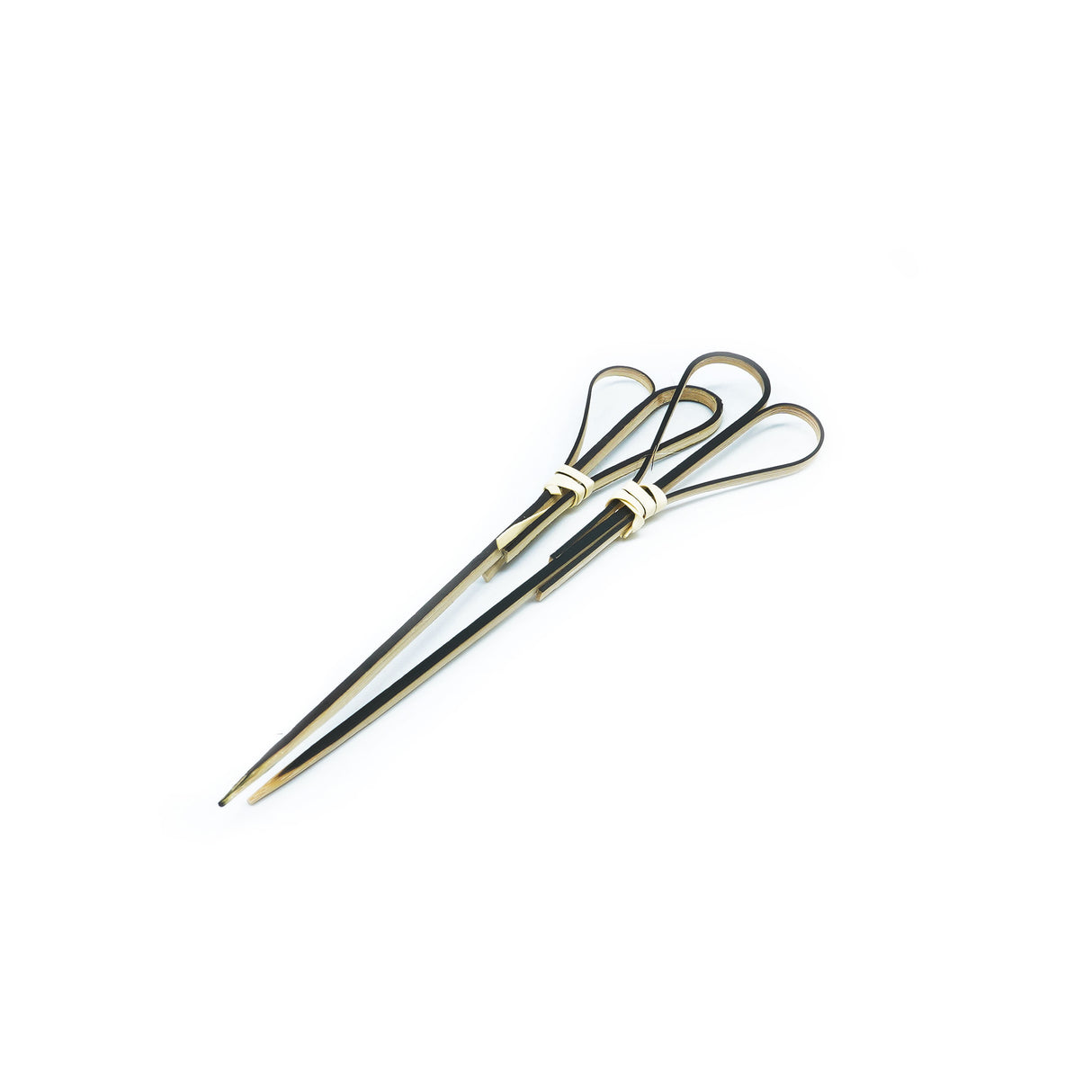 WOBBLY BOOT BARWARE - COCKTAIL PICKS - HEART - 120MM - BLACK