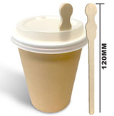 ECOSTIX - WOODEN COFFEE STIRRER - 120MM